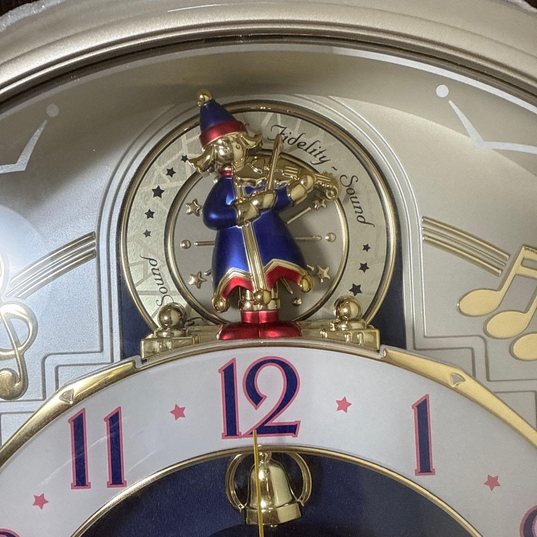 【未使用】SEIKO からくり時計 ウェーブシンフォニー 電波時計 RE555S