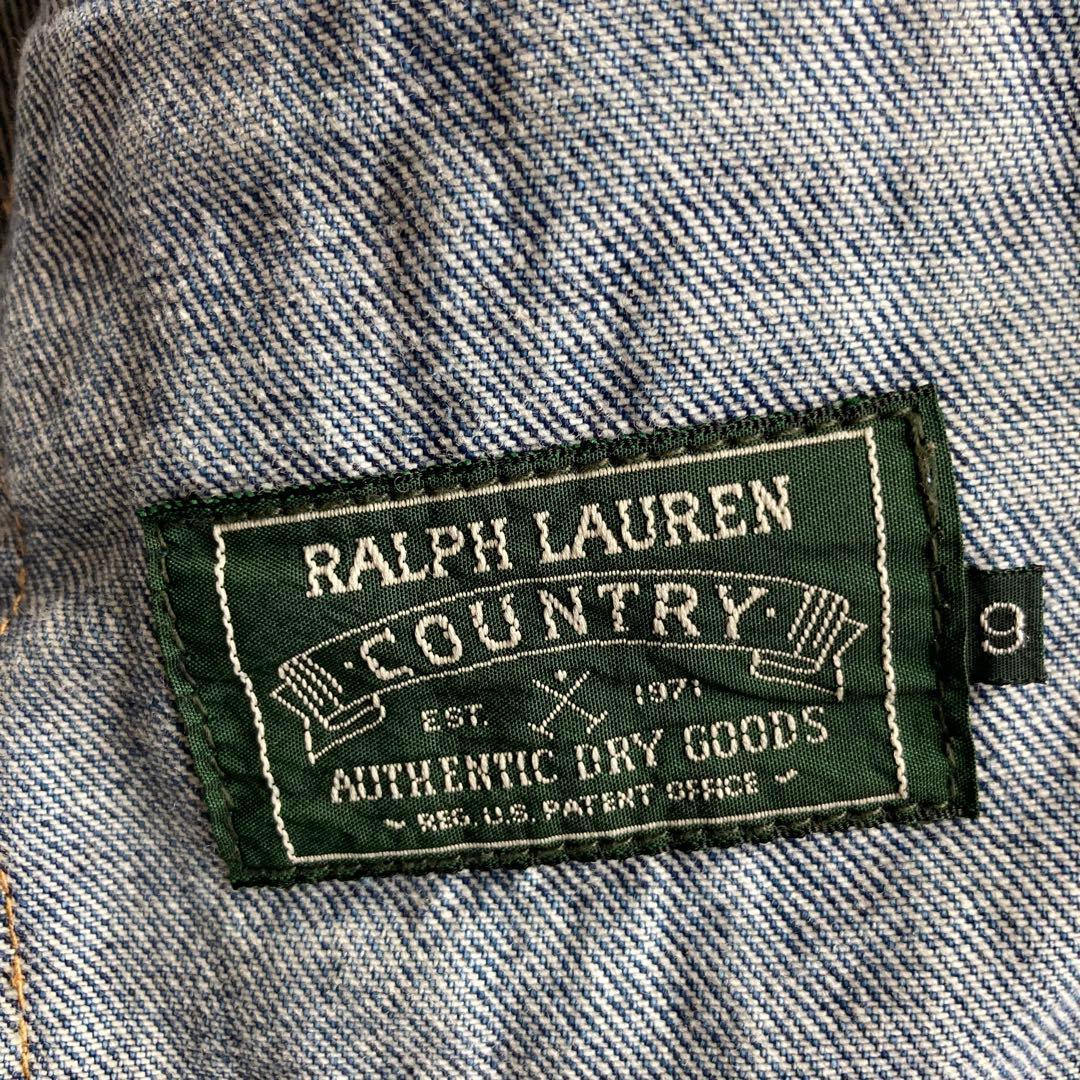 ラルフローレン　カントリー　デニムジャケット　ジージャン　サイズ9