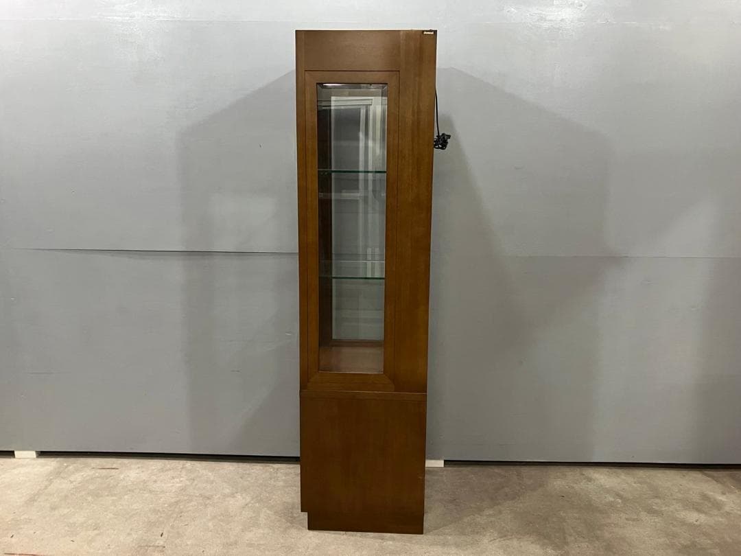 美品『domani』ドマーニ 飾棚 キャビネット コレクションケース 右開き