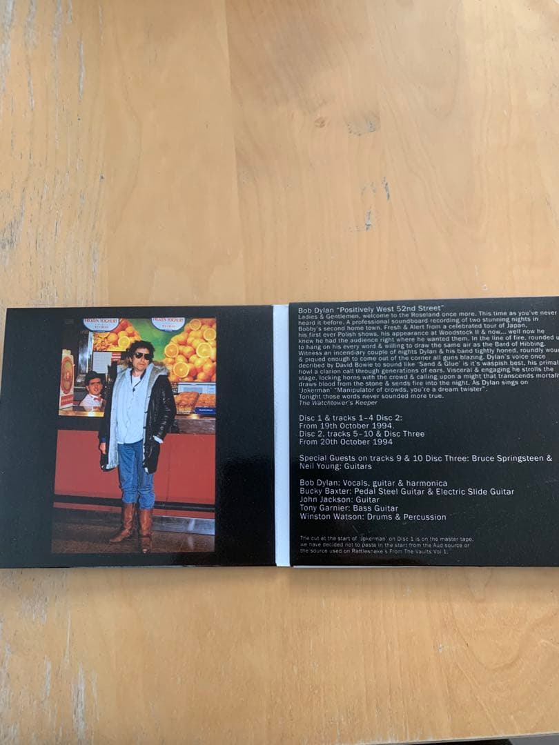 洋楽 Bob Dylan Positively West 52nd Street