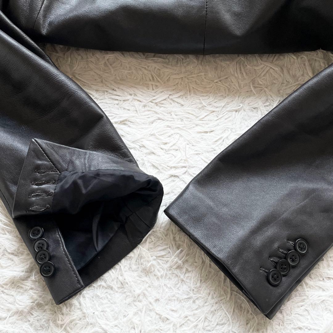 極美品 XLサイズ LIUGOO TOKYO シープスキンテーラードジャケット