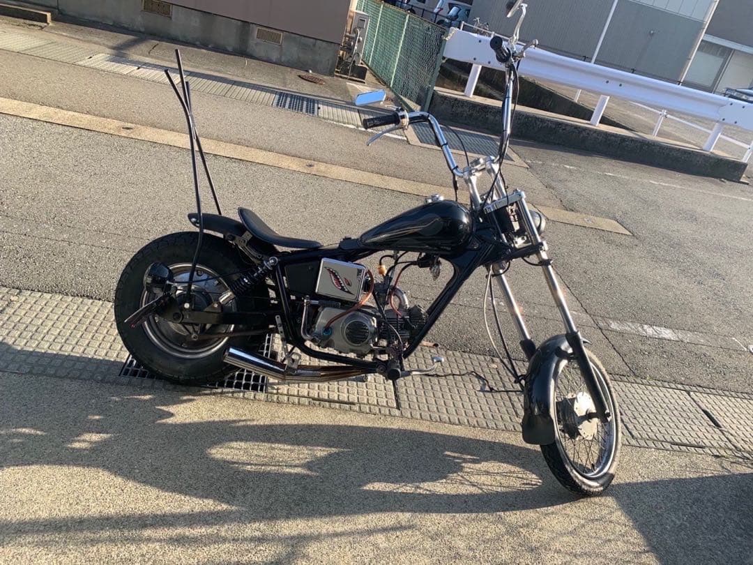 ジャズ50 グレー バイクタンク フレイムデザイン