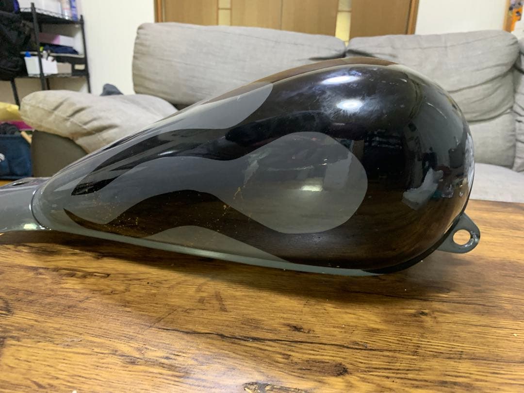 ジャズ50 グレー バイクタンク フレイムデザイン