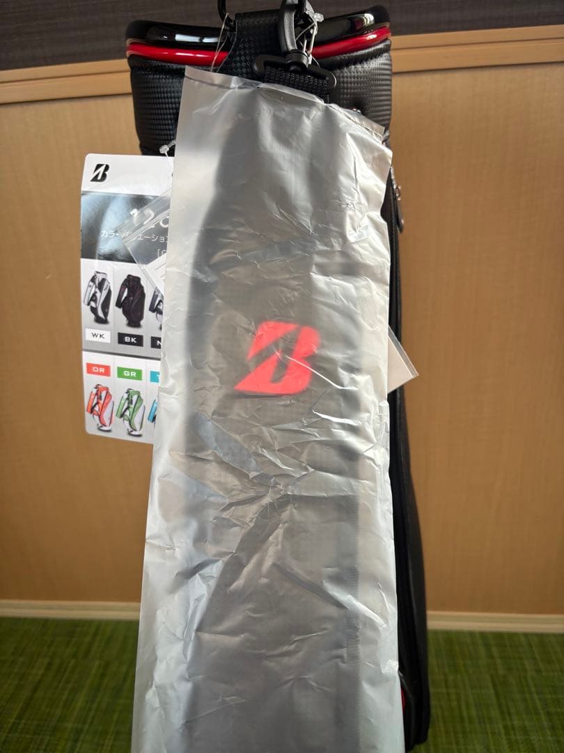 ブリヂストンゴルフ キャディバッグ CBG422ブラック/レッド