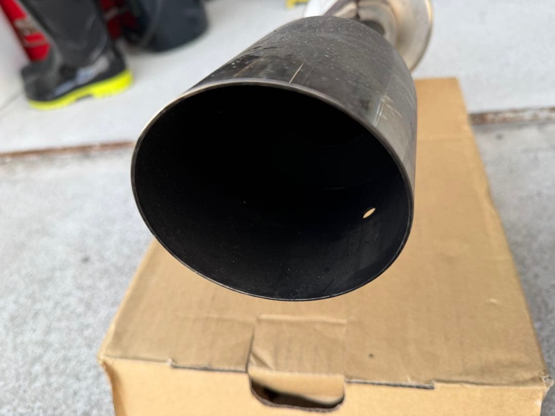 Final F1 マフラー ZC32S 右出し消音器付き仕様【競技用】