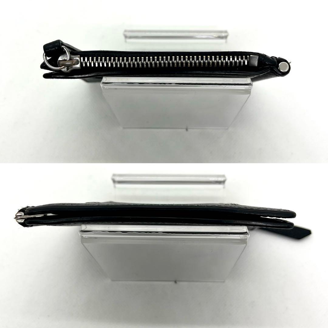 近年/極美品✨メゾンマルジェラ マネークリップ 4ステッチ ブラック レザー