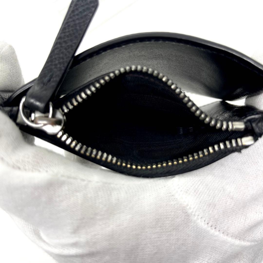 近年/極美品✨メゾンマルジェラ マネークリップ 4ステッチ ブラック レザー