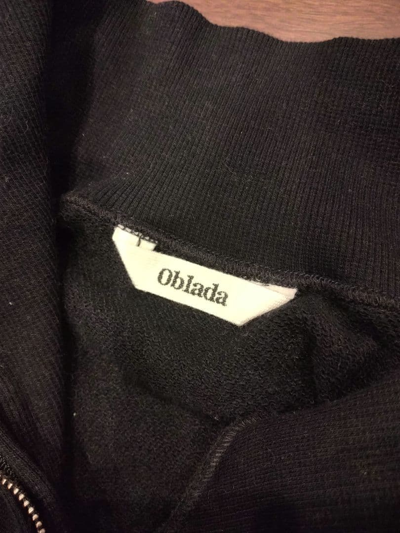 【Oblada】UNIFORM HALF ZIP SWEAT