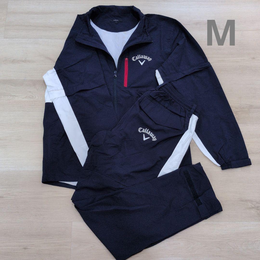 新品 キャロウェイ ウィンドブレーカーM レインウェア 上下セット ゴルフ