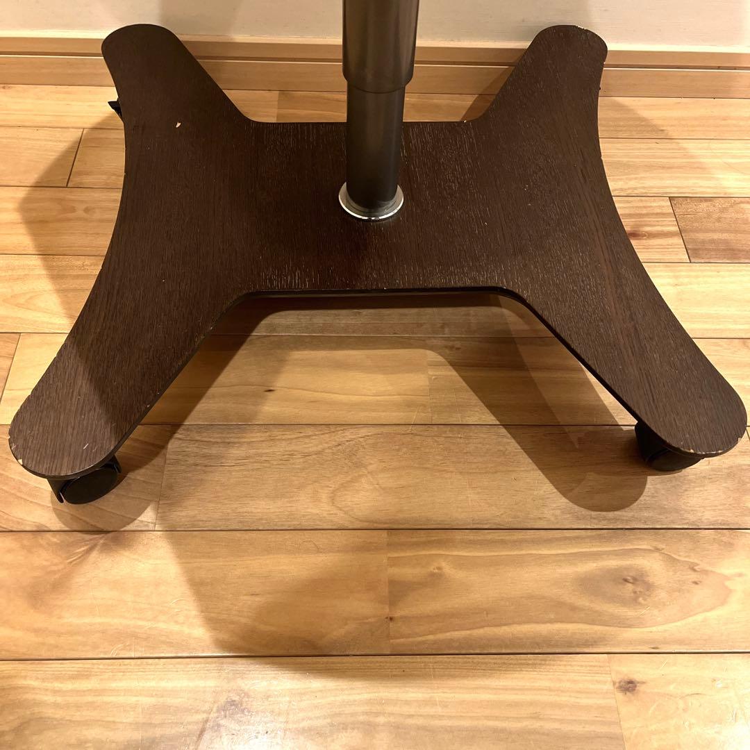 カリモク　チターノ　回転　サイドテーブル　昇降式　キャスター付　ローテーブル