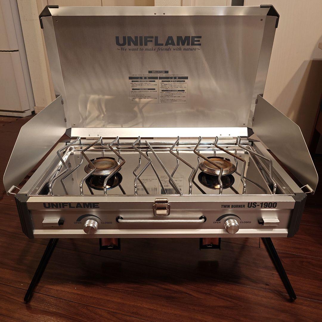 UNIFLAME ツーバーナーコンロ US-1900 専用収納袋付き