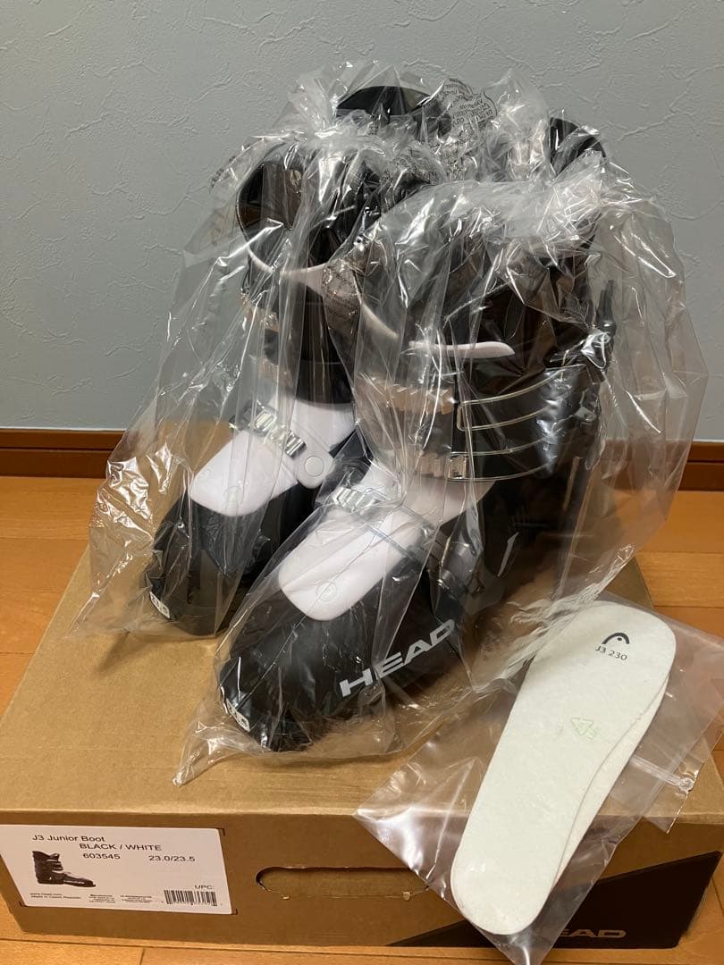 【新品】HEAD J3 Junior Boot BK/WH 23.0/23.5