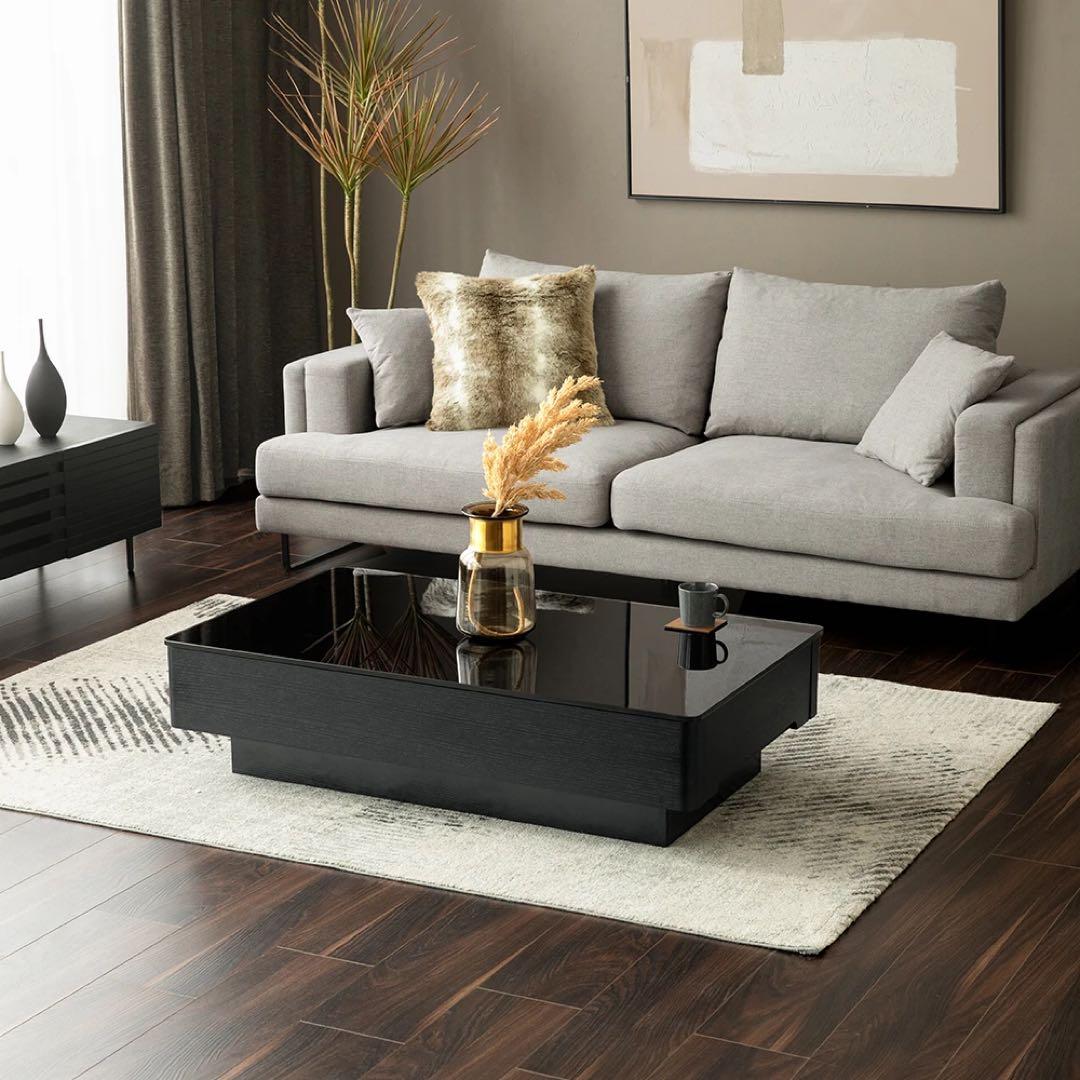 ★最終値下げ【美品】センターテーブル ARMONIA paora ブラック