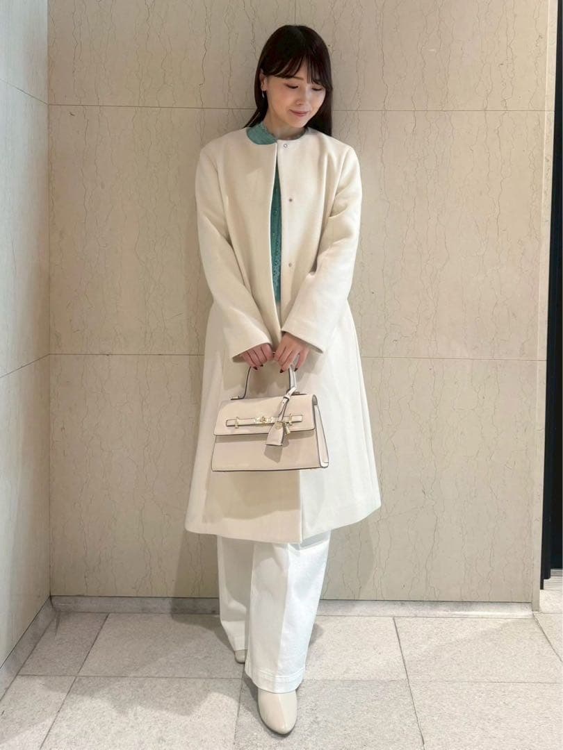 CELFORD アイボリー ロングコート サイズ36