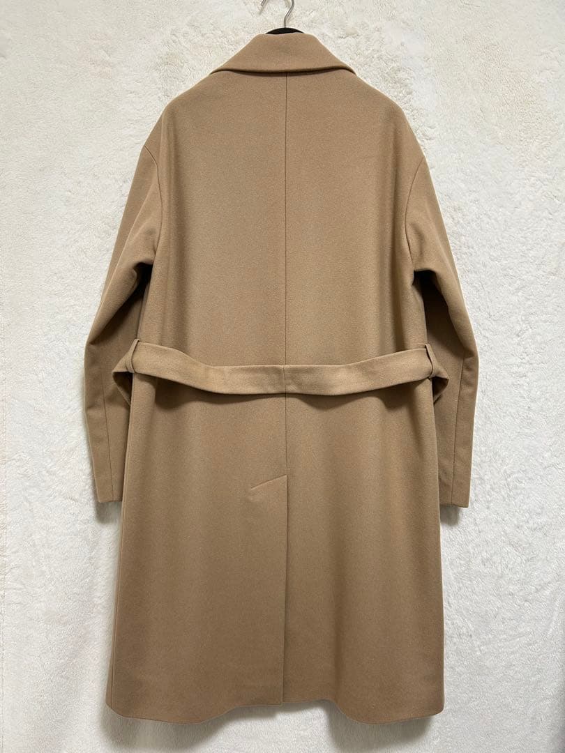 【極美品】hevo イーヴォ ロングコート 46 M キャメル オーバーサイズ