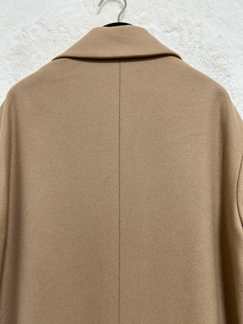 【極美品】hevo イーヴォ ロングコート 46 M キャメル オーバーサイズ