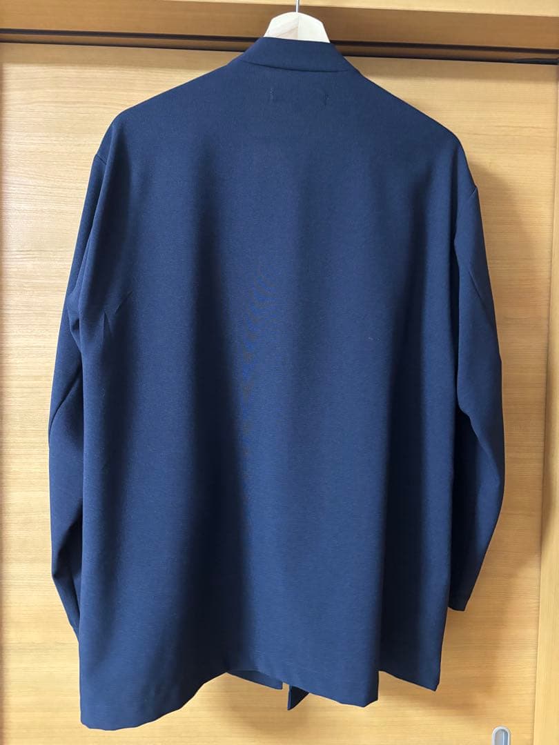 URBAN RESEARCH ノーカラージャケット+スラックス セットアップ　紺