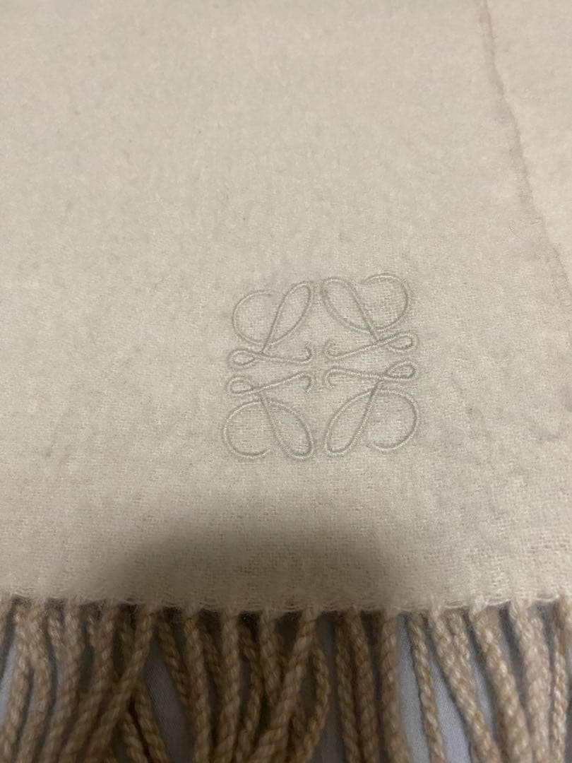 LOEWE ロエベ マフラー リバーシブル ウールカシミヤ