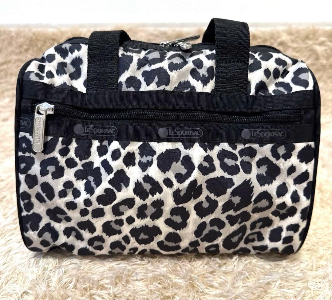 【美品】レスポートサック　2wayバック　レオパード