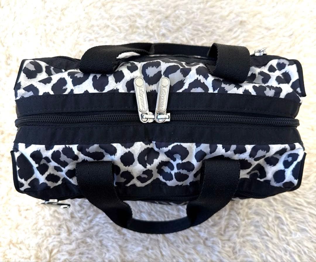 【美品】レスポートサック　2wayバック　レオパード