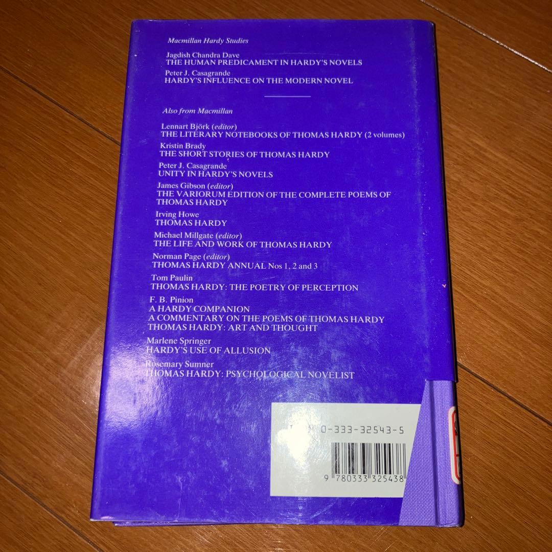 洋書 HARDY'S INFLUENCE ON THE MODERN NOVEL