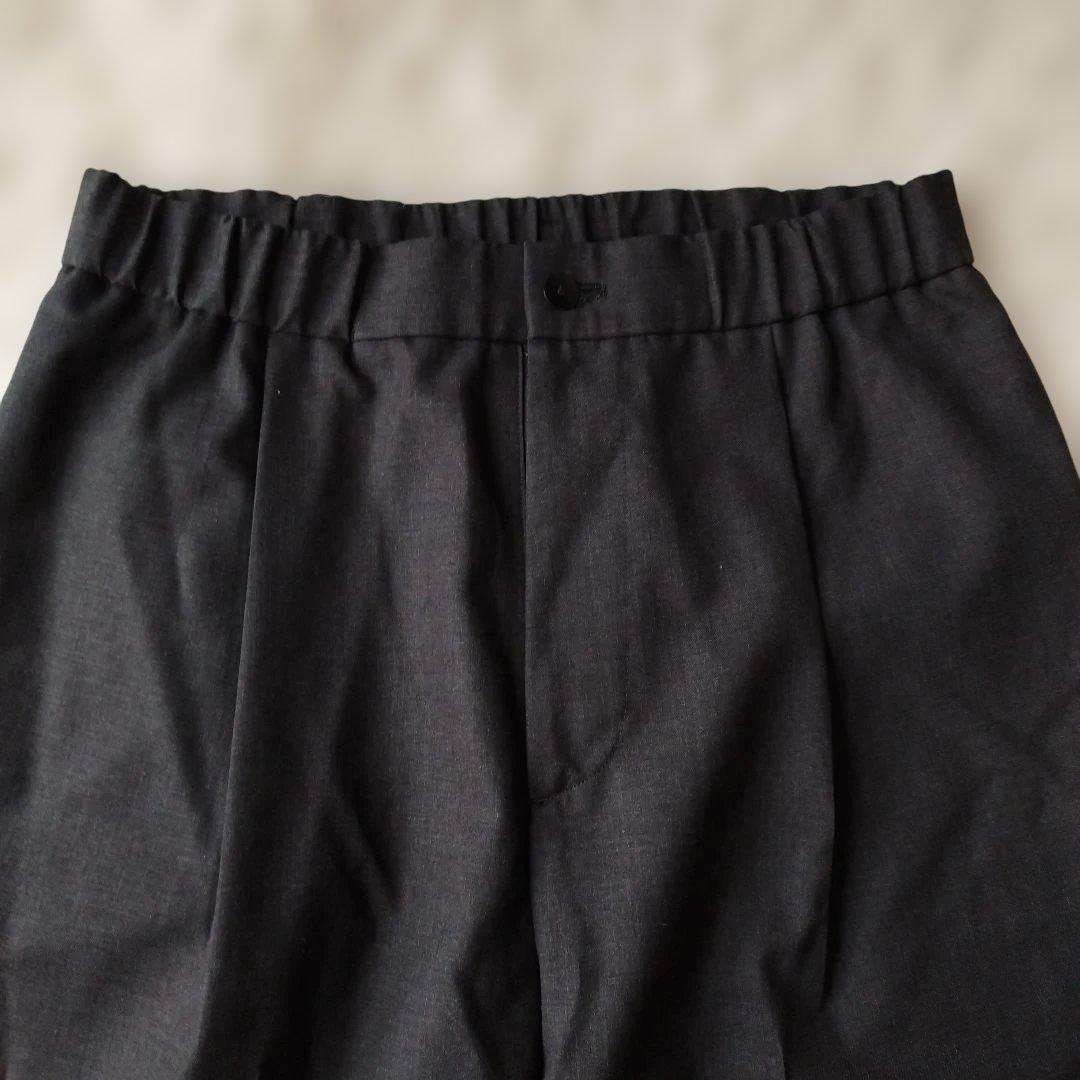 美品✨ATON WOOL TROPICAL TAPERED EASY PANTS