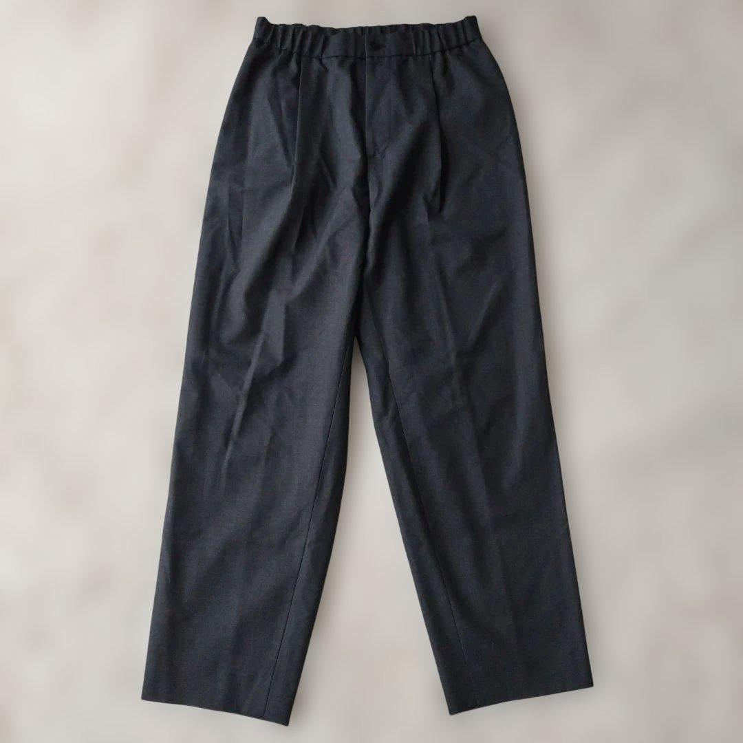 美品✨ATON WOOL TROPICAL TAPERED EASY PANTS