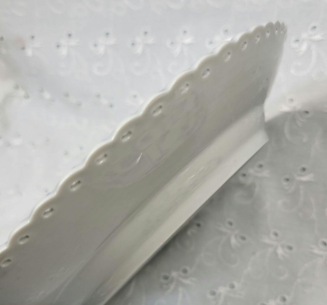 美品✨ロイヤルコペンハーゲン ブルーフルーテッド フルレース プレート 皿①