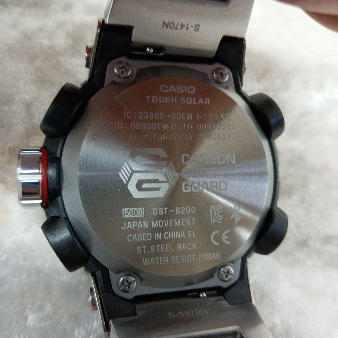 CASIO G-SHOCK GST-B200D-1AJF タフソーラー 美品