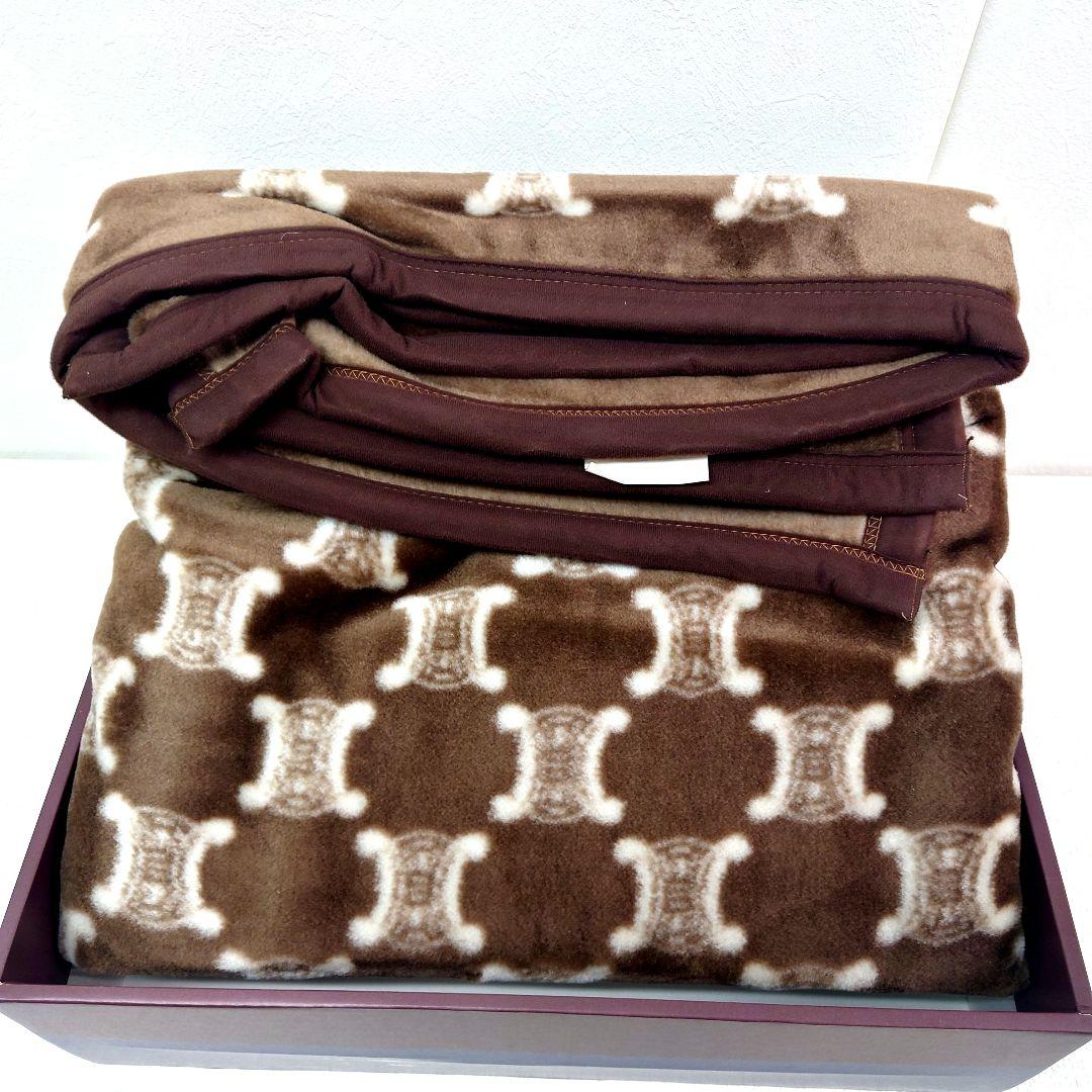 M0109C1 未使用★CELINE アクリルニューマイヤー毛布