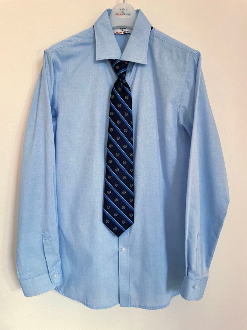 【美品】ビームス キッズフォーマルスーツwaltz by BEAMS 165A紺