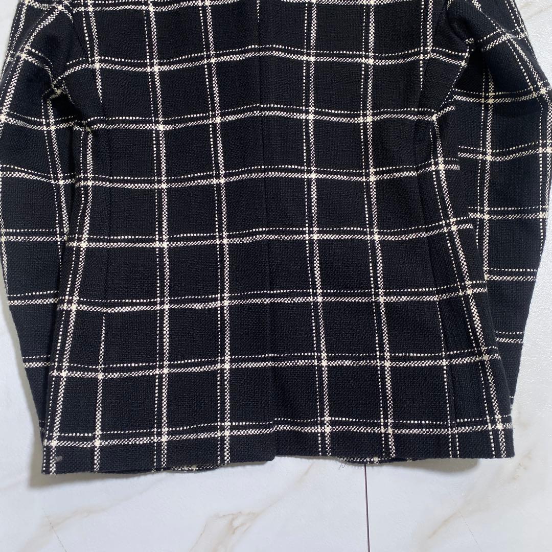 極美品⭐︎トゥモローランドピルグリム チェック柄 ツイードテーラードジャケット