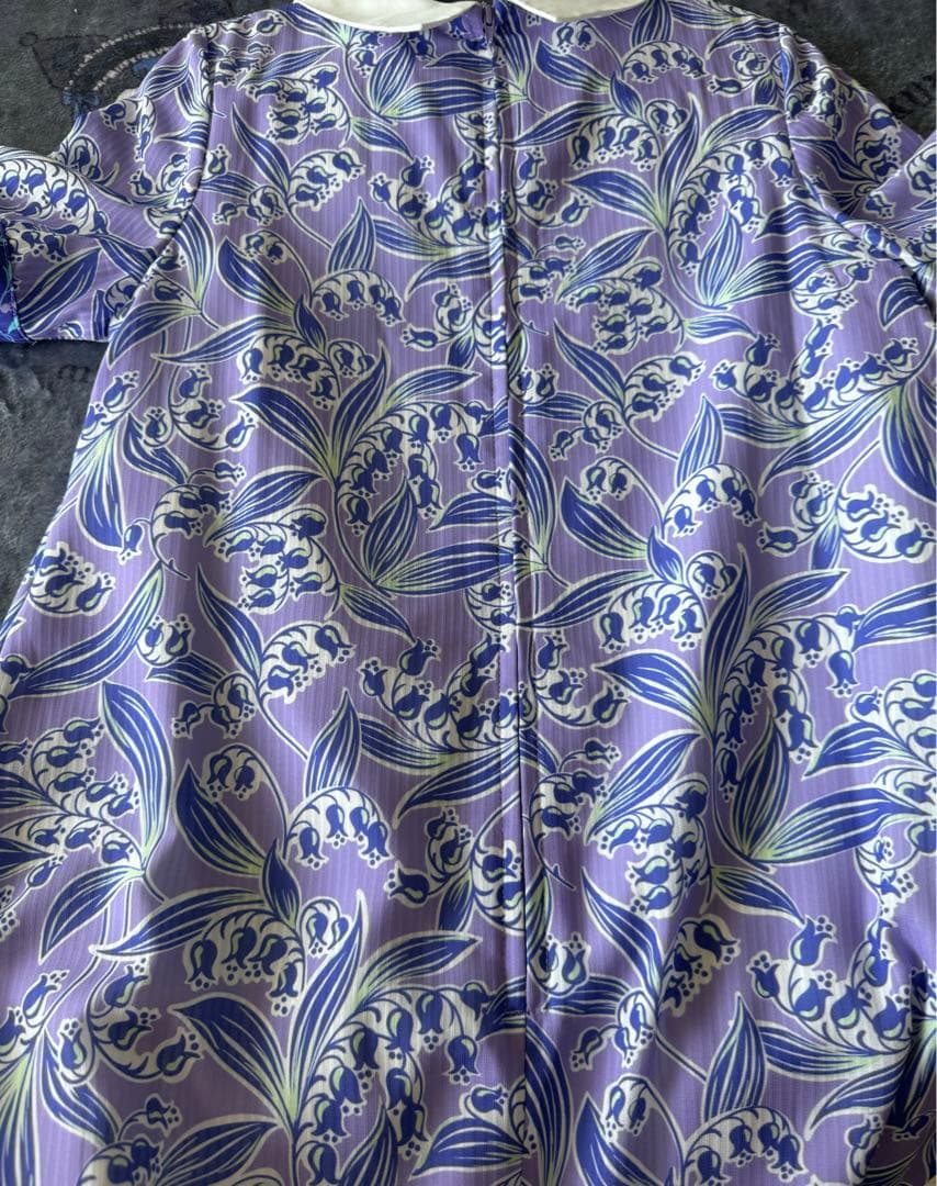 アナスイ　ミニ　新品タグ付き　ANNA SUI 花柄 半袖ワンピース　150㎝