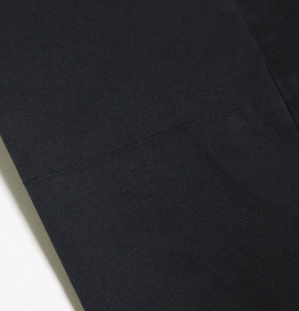 新品訳【ブリリア 1949】ERCOLANO ノープリーツパンツ 黒 46