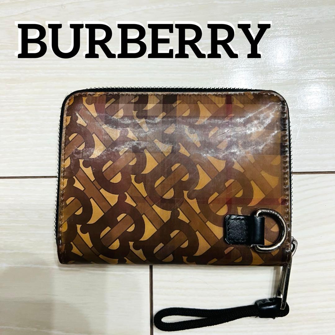 【良品】BURBERRY バーバリー 折り財布 ホログラム 3Dプリント