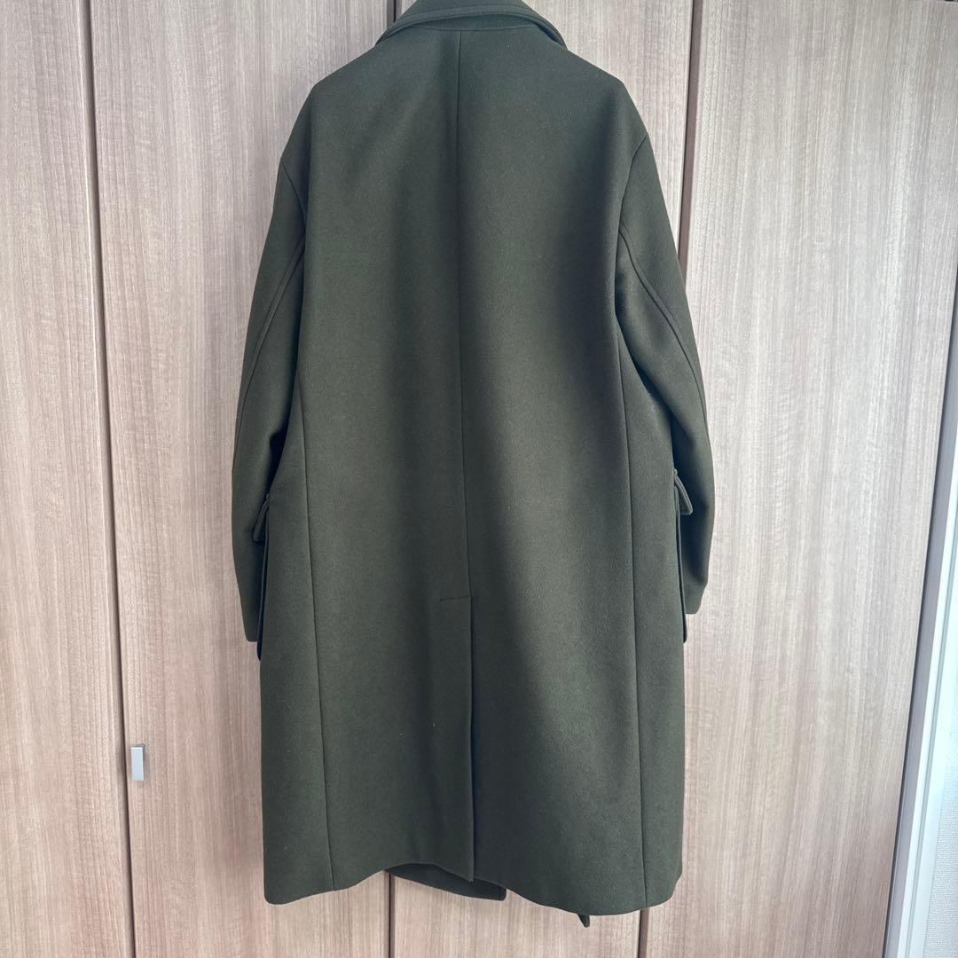 【匿名配送】ZARA メンズ　ダブルブレストコート　モスグリーン
