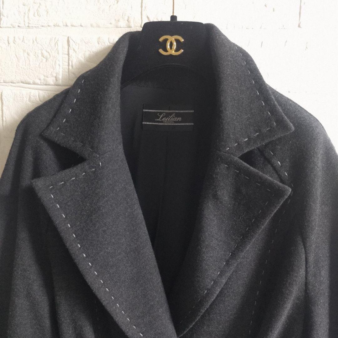 専用✨美品✨Leilian レリアン　ウール　ショートコート　ベルト　15