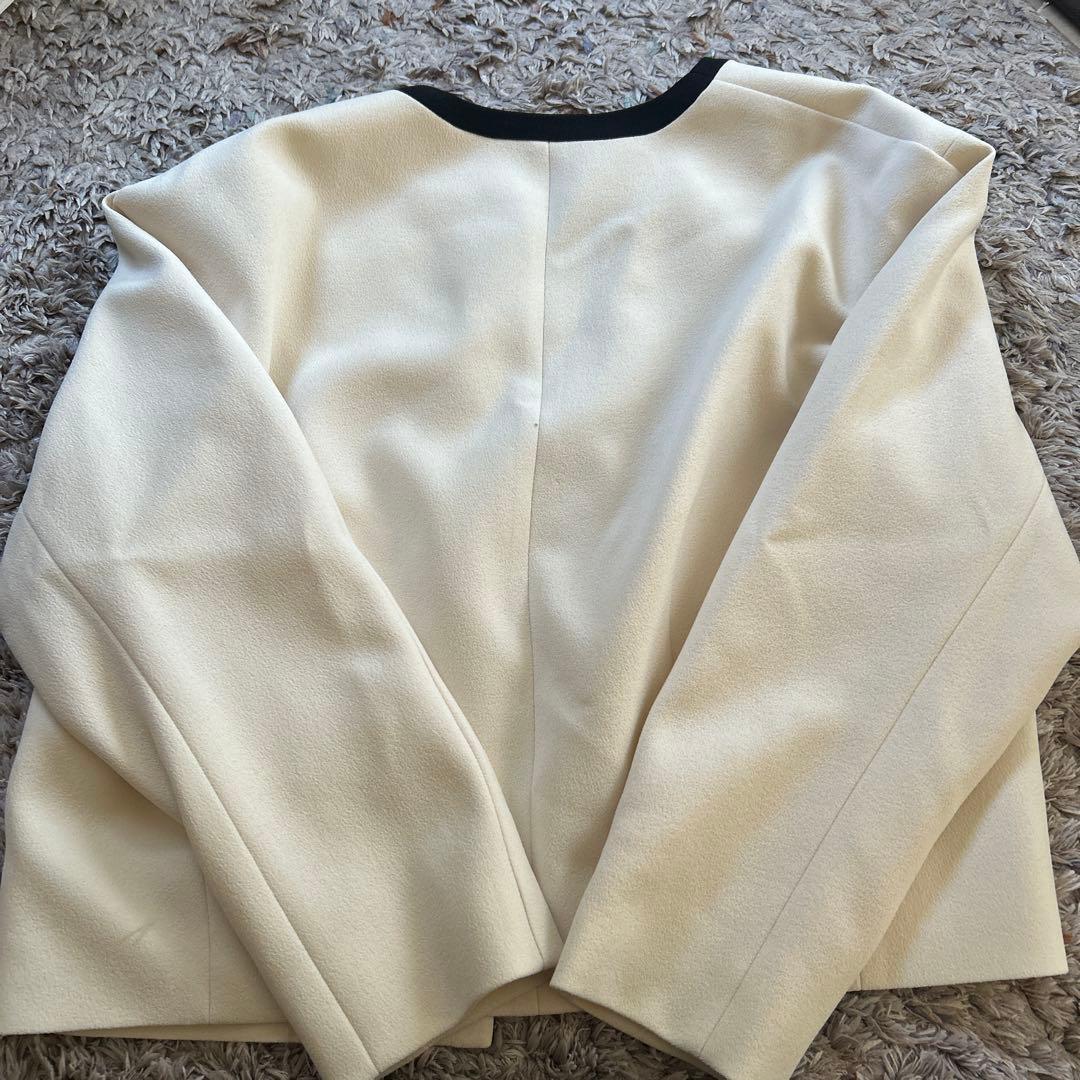 ドレステリア　バイカラーショートジャケット　36