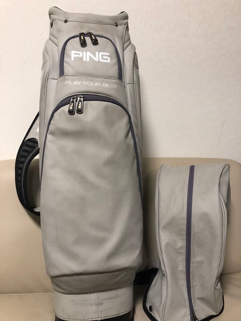 【送料込み】廃盤希少品　ミスターピン　PING ソフトPU キャディバッグ
