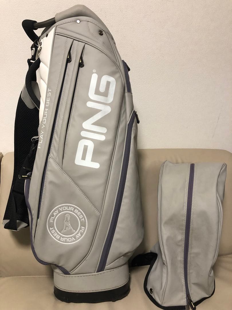 【送料込み】廃盤希少品　ミスターピン　PING ソフトPU キャディバッグ