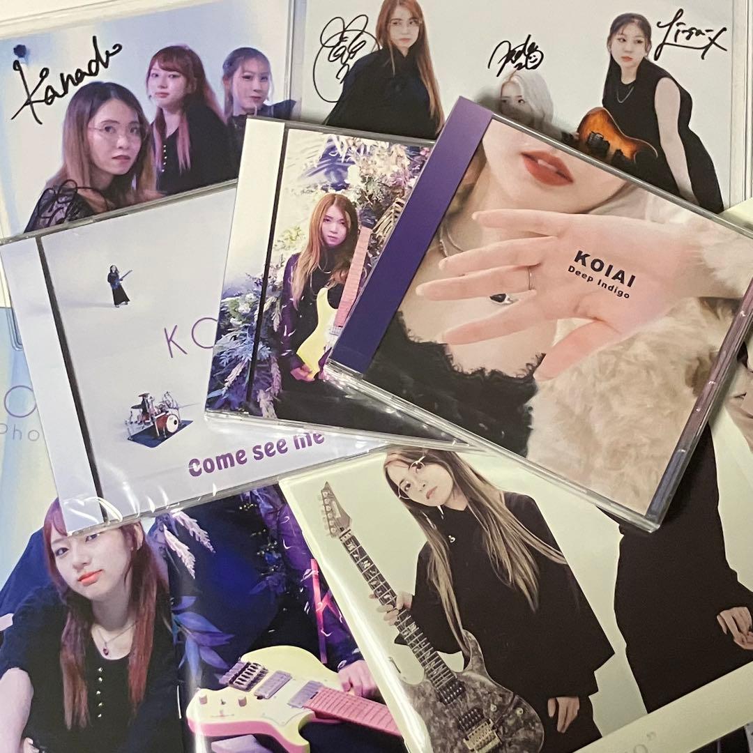 KOIAI CD 3枚 Photobook 3冊 サインり入写真 2枚