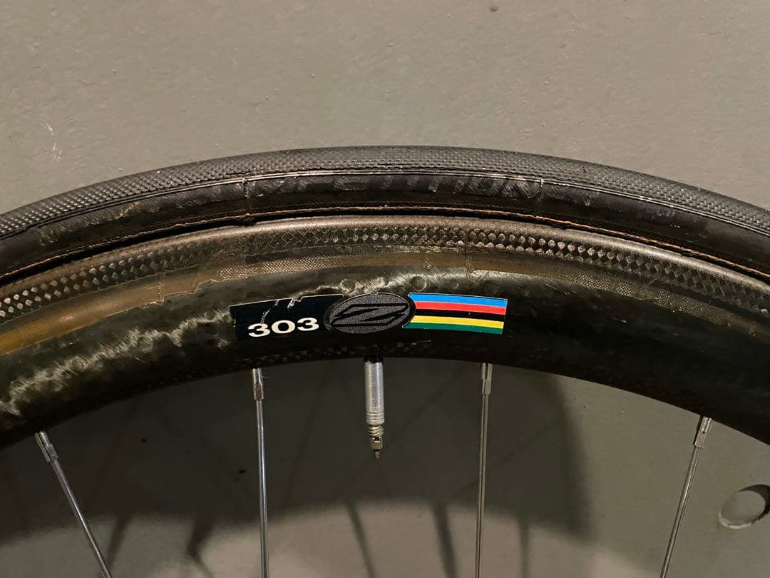 zipp 303 ピストバイク チューブラー ホイール　前後セット 送料込み