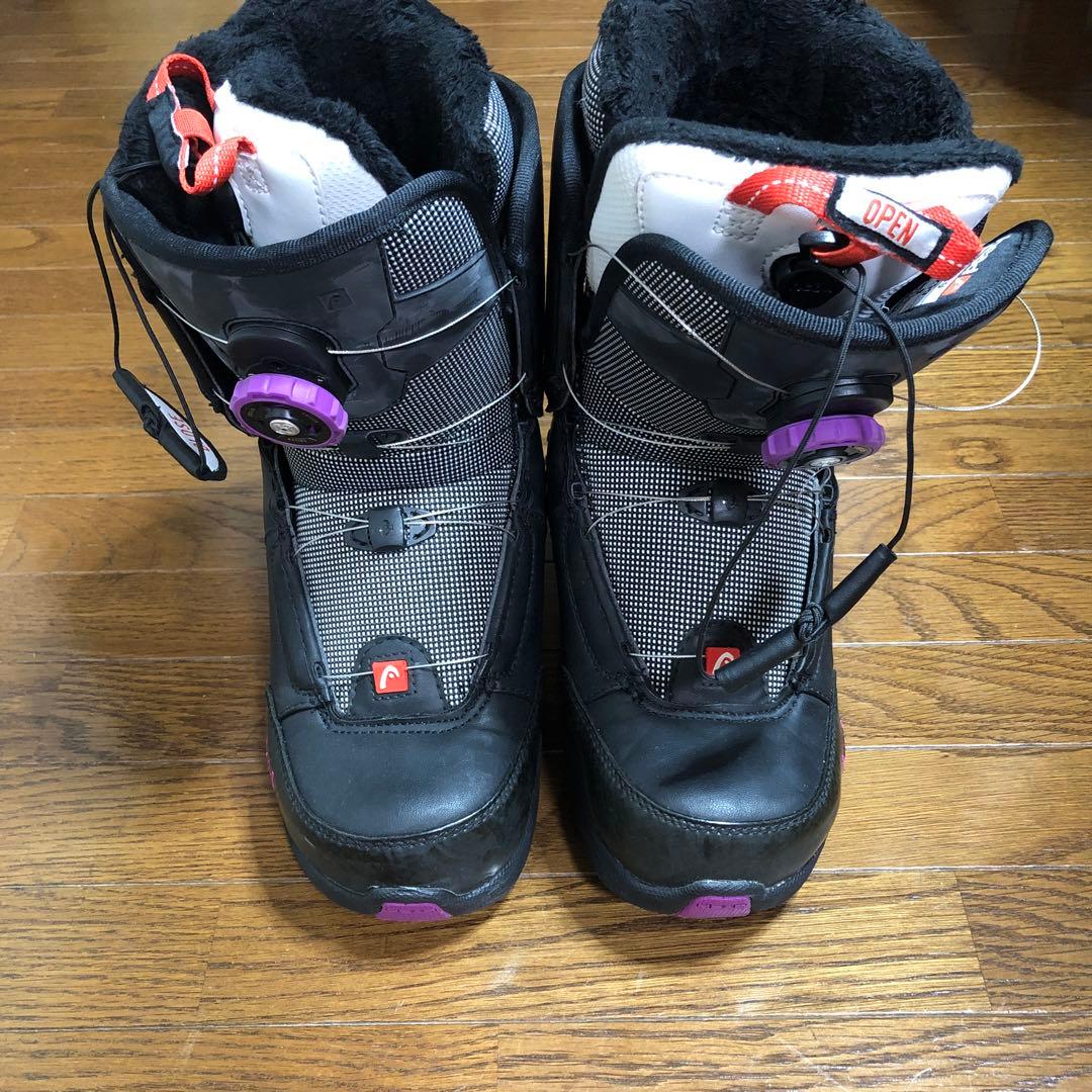 【清掃済】HEAD ヘッド JINX BOA ボア スノーボードブーツ25cm
