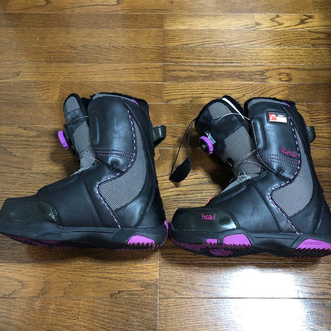 【清掃済】HEAD ヘッド JINX BOA ボア スノーボードブーツ25cm
