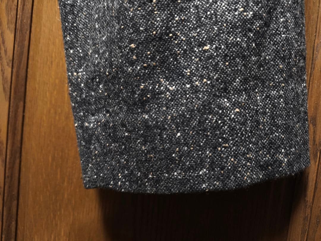 MARKAWARE　カシミヤ　ドネガルツイード　トラウザー　サイズ３　L　グレー