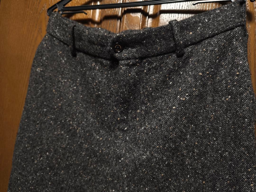 MARKAWARE　カシミヤ　ドネガルツイード　トラウザー　サイズ３　L　グレー