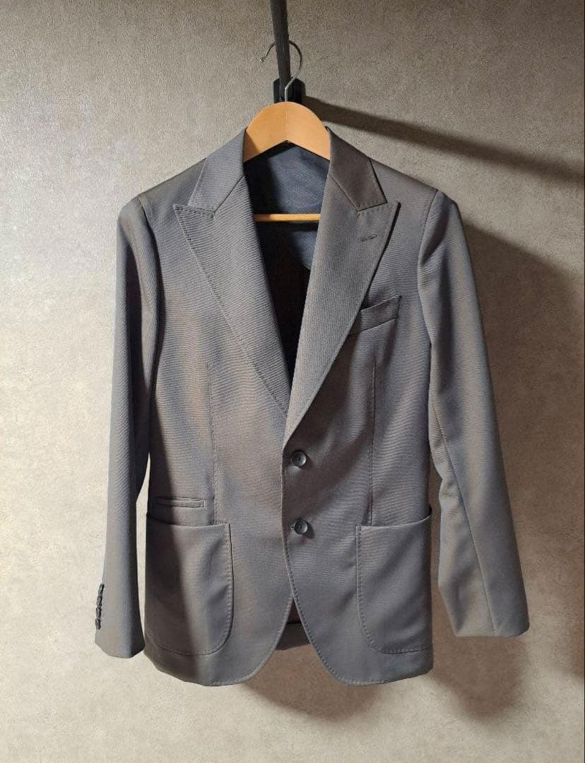 スーツセレクト ダブルスーツ セットアップ グレージュ