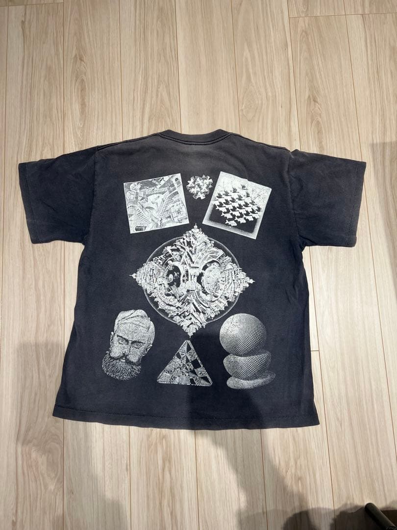 ka--zu様　90's エッシャー　マルチプリントT