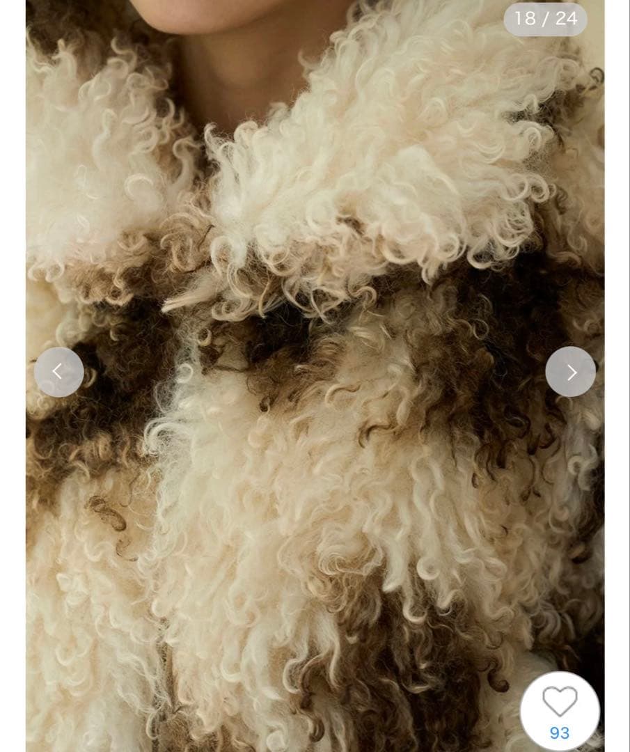 SNIDEL スナイデル　ファーショートコート