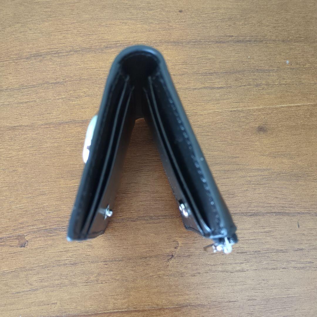 未使用　ディーゼル　二つ折り財布　1DR カードホルダー ケース 本革 黒